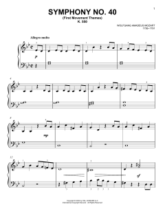 Symphony No. 40 In G Minor, First Movement Excerpt (Download) 