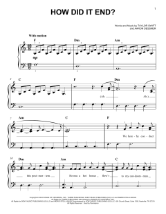 How Did It End? von Taylor Swift (Download) 