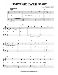 Listen With Your Heart von Alan Menken (Download) 