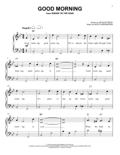Good Morning von Arthur Freed (Download) 