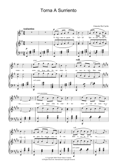 Torna A Surriento von Ernesto De Curtis (Download) 