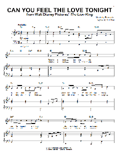 Can You Feel The Love Tonight von Elton John (Download) 