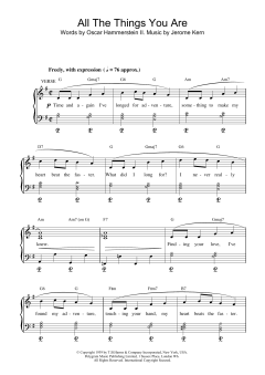 All The Things You Are von Jerome Kern (Download) 