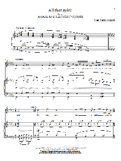 All That Gold! von Gian Carlo Menotti (Download) 