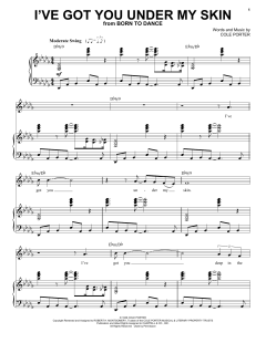 I've Got You Under My Skin von Cole Porter (Download) 