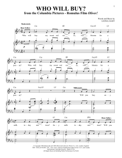 Who Will Buy? von Lionel Bart (Download) 