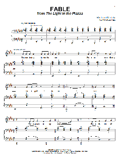 Fable von Adam Guettel (Download) 