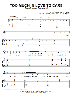 Too Much In Love To Care von Andrew Lloyd Webber (Download) 