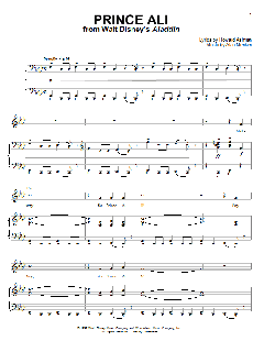 Prince Ali von Alan Menken (Download) 