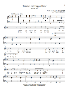 Tears At The Happy Hour von William Bolcom (Download) 