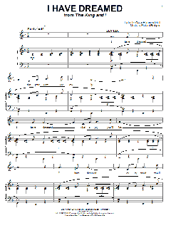 I Have Dreamed von Rodgers & Hammerstein (Download) 