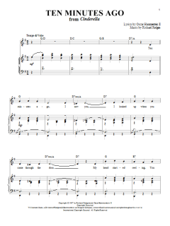 Ten Minutes Ago von Rodgers & Hammerstein (Download) 