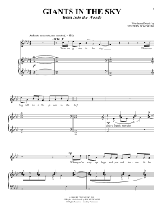 Giants In The Sky von Stephen Sondheim (Download) 