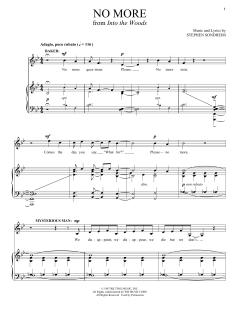 No More von Stephen Sondheim (Download) 