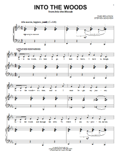 Into The Woods von Stephen Sondheim (Download) 