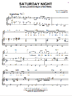 Saturday Night (Is The Loneliest Night Of The Week) von Frank Sinatra (Download) 