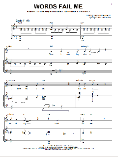 Words Fail Me von Craig Carnelia (Download) 