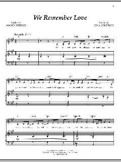 We Remember Love von Marcy Heisler (Download) 