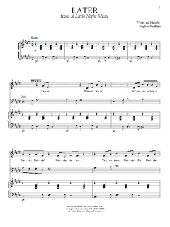 Later von Stephen Sondheim (Download) 