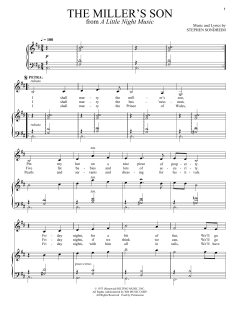 The Miller's Son von Stephen Sondheim (Download) 