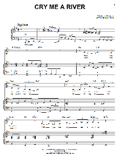 Cry Me A River von Joe Cocker (Download) 