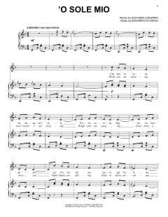 'O Sole Mio von Giovanni Capurro (Download) 