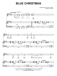 Blue Christmas von Elvis Presley (Download) 