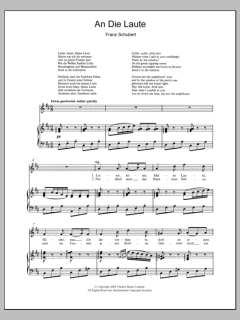 An Die Laute (To The Lute) Op.81 No.2 von Franz Schubert (Download) 