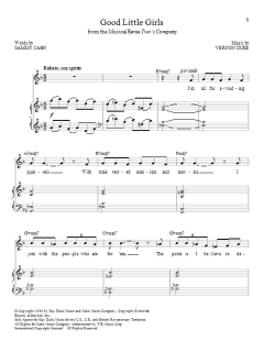 Good Little Girls von Vernon Duke (Download) 
