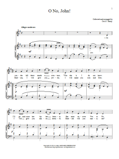 O No, John! von English Folksong (Download) 