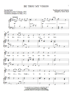 Be Thou My Vision von Mary E. Byrne (Download) 