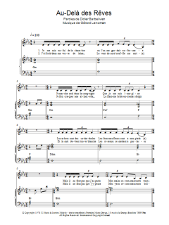 Au Dela Des Reves von Gerard Lenorman (Download) 