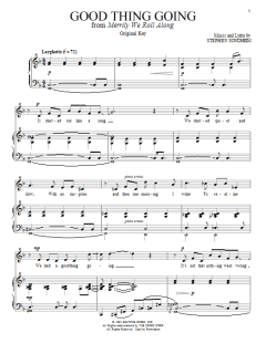 Good Thing Going von Stephen Sondheim (Download) 