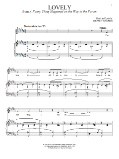 Lovely von Stephen Sondheim (Download) 