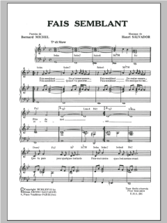 Fais Semblant von Henri Salvador (Download) 