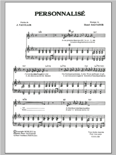 Personnalise von Henri Salvador (Download) 