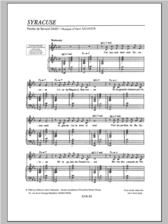 Syracuse von Henri Salvador (Download) 