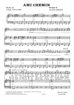 Ami Chemin von Claude Nougaro (Download) 