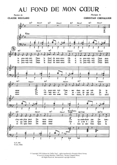Au Fond De Mon Coeur von Claude Nougaro (Download) 