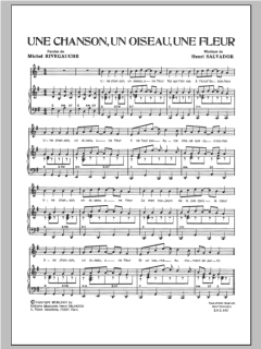 Chanson Un Oiseau Une Fleur von Henri Salvador (Download) 