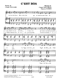 C'est Boa von Claude Nougaro (Download) 