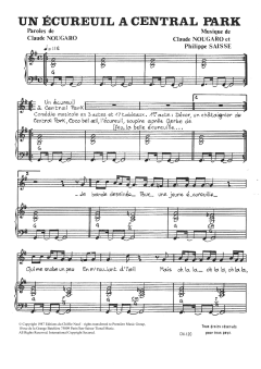 Ecureuil A Central Park von Claude Nougaro (Download) 