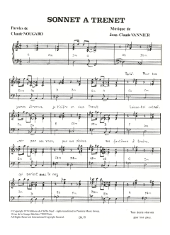 Sonnet A Trenet von Claude Nougaro (Download) 