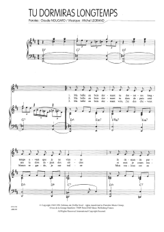 Tu Dormiras Longtemps von Claude Nougaro (Download) 