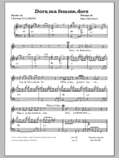 Dors Ma Femme, Dors von Mort Shuman (Download) 