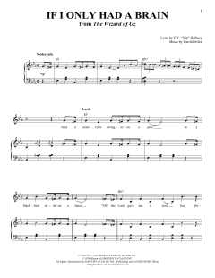 If I Only Had A Brain von Harold Arlen (Download) 
