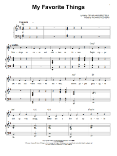 My Favorite Things von Richard Rodgers (Download) 