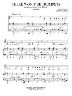 There Won't Be Trumpets von Stephen Sondheim (Download) 