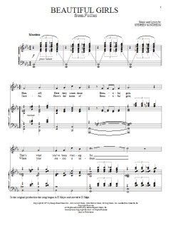 Beautiful Girls von Stephen Sondheim (Download) 