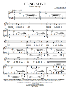 Being Alive von Stephen Sondheim (Download) 